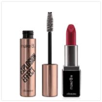 Combo Make B.: Máscara Explosion Effect + Batom Cremoso Revolution Red