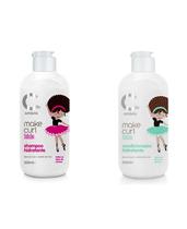Combo Make Curl Kids Shampoo Condicionador Hidratante Amavia