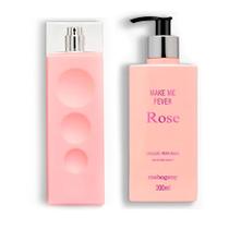 Combo Make me Fever Rose Mahogany: Perfume + Hidratante