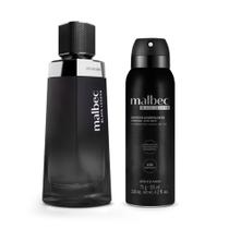 Combo Malbec Black Legend: Desodorante Colônia 100ml + Desodorante Antitranspirante 75g/ 125ml Combo Malbec Black Legend: Desodorante Colônia 100ml + Desodorante Antitranspirante 75g/ 125ml