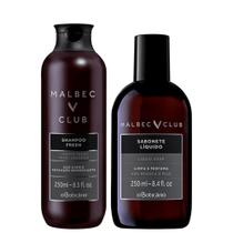 Combo Malbec Club: Shampoo Fresh, 250Ml + Sabonete Líquido, 250Ml - Corpo e banho