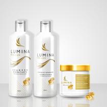 Combo manutenção Shampoo Hidratante 500ml + Máscara 500g + Condicionador hidratante 500ml