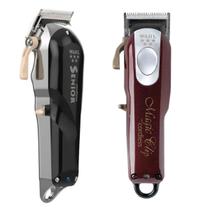 Combo Maquina Corte Wahl Magic Clip Cordless + Senior Cordless - 02 Anos Garantia