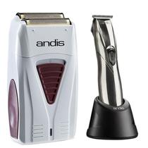Combo Máquina de Corte Andis Slimline e Shaver Lithium Biv