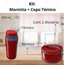 Combo Marmita Milão + Copo Térmico_Unitermi