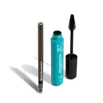 Combo Máscara de Cílios Alongamento Resistente à Água 10 + Lápis para Olhos Esfumador 200mg Combo Máscara de Cílios Alongamento Resistente à Água 10 + Lápis para Olhos Esfumador 200mg