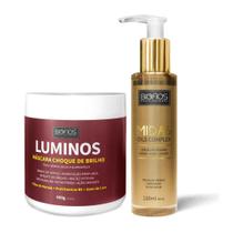 Combo Máscara Luminos Choque De Brilho + Midas Oils Complex Combo Máscara Luminos Choque De Brilho + Midas Oils Complex