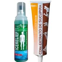 Combo Massageador Icerelief 120g + Unguento de Sucupira 100g