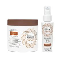 Combo Match Ciência das Curvas: Creme Para Pentear Crespos 450ml + Óleo Capilar Concentrado 50ml Combo Match Ciência das Curvas: Creme Para Pentear Crespos 450ml + Óleo Capilar Concentrado 50ml