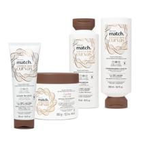 Combo Match Ciência das Curvas Ondulados e Cacheados (4 itens)