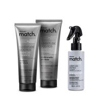Combo Match dos Brancos Tingidos: Shampoo Anti-Idade + Condicionador Anti-Idade+ Spray Volumador - Cabelos