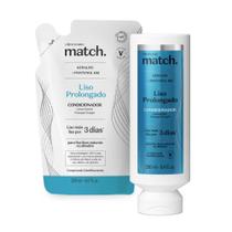 Combo Match Liso Prolongado: Condicionador 280ml + Refil 250ml Combo Match Liso Prolongado: Condicionador 280ml + Refil 250ml