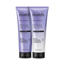 Combo Match. Proteção dos Loiros: Shampoo Matizador 250ml + Condicionador 250ml - Cabelos