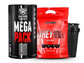Combo Mega Pack + Whey Protein 100% Shaker Envio Rápido - Integral Médica