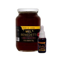 Combo Mel Flores Silvestre 700g e Própolis 30ml Combo Mel Flores Silvestre 700g e Própolis 30ml