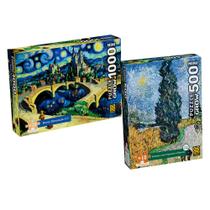 Combo Mini Quebra-cabeças Noite Estrelada Combo Mini Quebra-cabeças Noite Estrelada