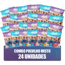 Combo misto polvilho stitch - 24 unidades Combo misto polvilho stitch - 24 unidades