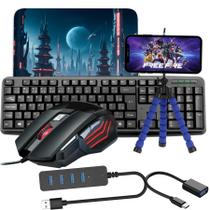 combo Mobilador Para Celular Jogos/office Completo Tripé C combo Mobilador Para Celular Jogos/office Completo Tripé C