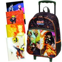 Combo Mochila e Caderno Pequeno Brochura Naruto