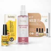 Combo Molde F1 Nude Beltrat + Higienizador + Óleo Maracujá
