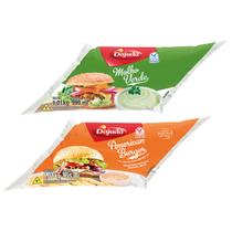 Combo Molho Maionese Verde e American Burger Dajuda 1kg Kit 2 Un Para Lanches