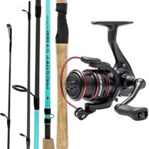 Combo Molinete Nizzo 6000 Vara De Carbono Staff Acqua 2 Pts Modelo:Nizzo 6000Tamanho:Vara 1,80