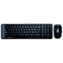 Combo Mouse e Teclado Wireless Logitech MK220