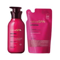 COMBO Nativa Spa Ameixa Loção Corporal 400ml + Refil 400ml