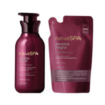 Combo Nativa Spa Ameixa Negra: Loção Hidratante Corporal 400ml + Refil de 400ml O Boticário