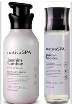 Combo Nativa SPA Jasmim Sambac: Loção Corporal 400ml + Body Splash 200ml