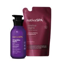 Combo Nativa SPA: Loção Noturna Orquídea Noire + Refil Loção Hidratante Corporal Ameixa Negra 400ml
