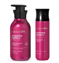 Combo Nativa SPA Orquidea Lumière: Creme Perfumado Desodorante 400ml + Body Splash 200ml