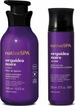 Combo Nativa Spa Orquídea Noire: Body Splash 200ml + Loção Corporal Noturna 400ml Combo Nativa Spa Orquídea Noire: Body Splash 200ml + Loção Corporal Noturna 400ml
