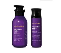 Combo Nativa Spa Orquídea Noire: Body Splash 200ml + Loção Corporal Noturna 400ml o Boticario