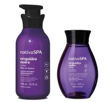 Combo Nativa SPA Orquidea Noire: Loção Corporal 400ml + Óleo Hidratante Corporal 200ml Combo Nativa SPA Orquidea Noire: Loção Corporal 400ml + Óleo Hidratante Corporal 200ml
