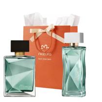 Combo Natura Essencial Sentir Deo Parfum Feminino E Masculino 100ml Cada