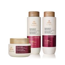 Combo Natura Lumina Cabelos Quimicamente Danificados Máscara Regeneração