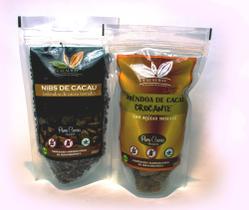 Combo NIbs e Amêndoa de cacau crocante com açúcar mascavo 120g cada- Cacauway