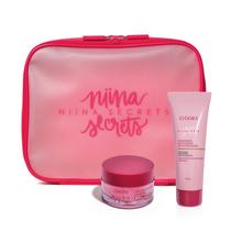 Combo Niina Secrets: Hidratante Matificante Antioleosidade 40g + Máscara Labial Noturna Lip Repair 9g + Nécessaire Pink Combo Niina Secrets: Hidratante Matificante Antioleosidade 40g + Máscara Labial Noturna Lip Repair 9g + Nécessaire Pink