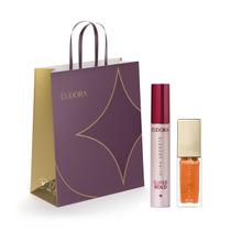 Combo Niina Secrets: Máscara de Cílios Super Bold 10g + Lip Oil Shine Flowers 7ml + Sacola de Presente P