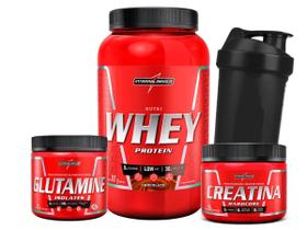 Combo Nutri Whey Protein + Creatina + Glutamina Integral M