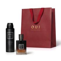 Combo O.U.I Iconique 001 Eau De Parfum 30ml + Desodorante Aerosol 75g + Sacola Combo O.U.I Iconique 001 Eau De Parfum 30ml + Desodorante Aerosol 75g + Sacola
