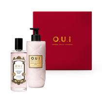 Combo O.U.I Jardin De Grasse Rose: Eau De Parfum 100ml + Sabonete Líquido 400ml + Caixa