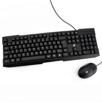 Combo Office 5+ - Teclado + Mouse Com Fio Usb - 015-0069