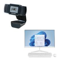 Combo Office - All in One Ultra, Windows 11 Home, Intel Celeron 120GB SSD Tela 23,8''FHD e Webcam Hd 720p 30Fps - AC339K