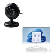 Combo Office - All in One Ultra, Windows 11 Home, Intel Celeron 120GB SSD Tela 23,8''FHD e Webcam Standard 480p 30Fps - WC045K