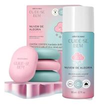 Combo Óleo Corporal Cuide-se Bem Nuvem de Alegria 110ml+ Sabonetes Sortidos Nuvem de Alegria 4x80g