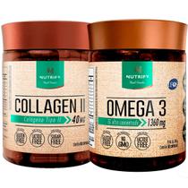 Combo Ômega 3 Suplemento + Collagen Tipo 2 - 60 Cápsulas