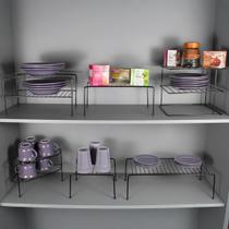 Combo Organizadores Armário Prateleira 6 Variações Aramado