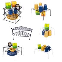 Combo Organizadores Armário Prateleira 6 Variações Aramado Combo Organizadores Armário Prateleira 6 Variações Aramado